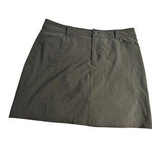 Eddie Bauer Womens Gray Skort Size 14‎ Lightweight Casual Design With Pockets